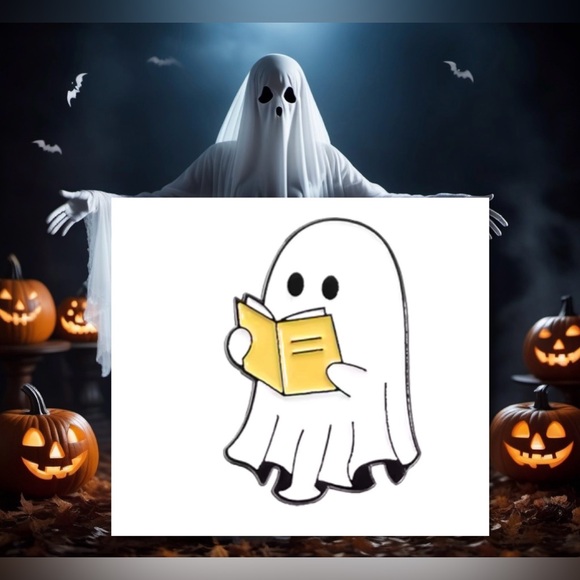Jewelry - $2👻GHOST PIN ENAMEL METAL👻NEW👻 $2 WITH ANY $10 ORDER OR MORE
